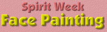 Painting Faces for Spirit Week Sept. 28, 2000