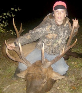 Axel's first elk!
