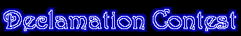 Declamation Contest