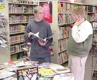 He bought a Hanson book too!