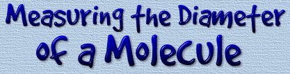 Measuring the Thickness of a Molecule